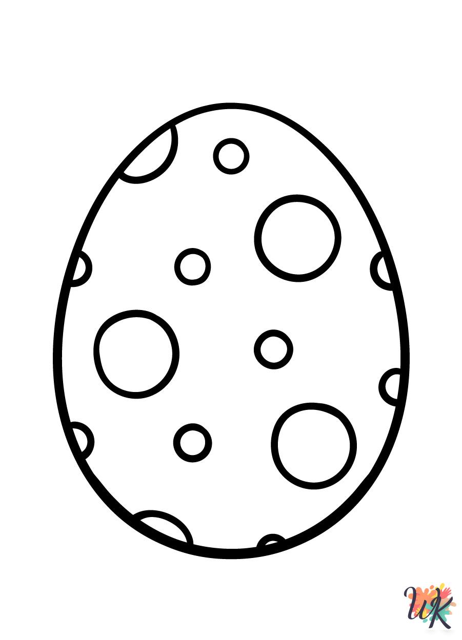 coloring pages for Easter Eggs