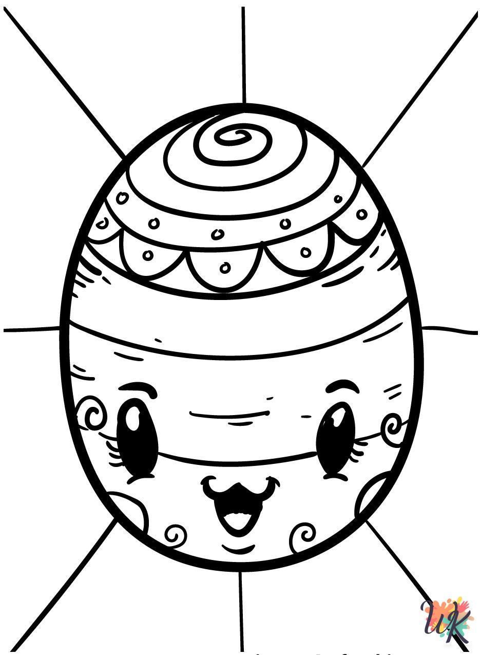 Easter Eggs ornament coloring pages