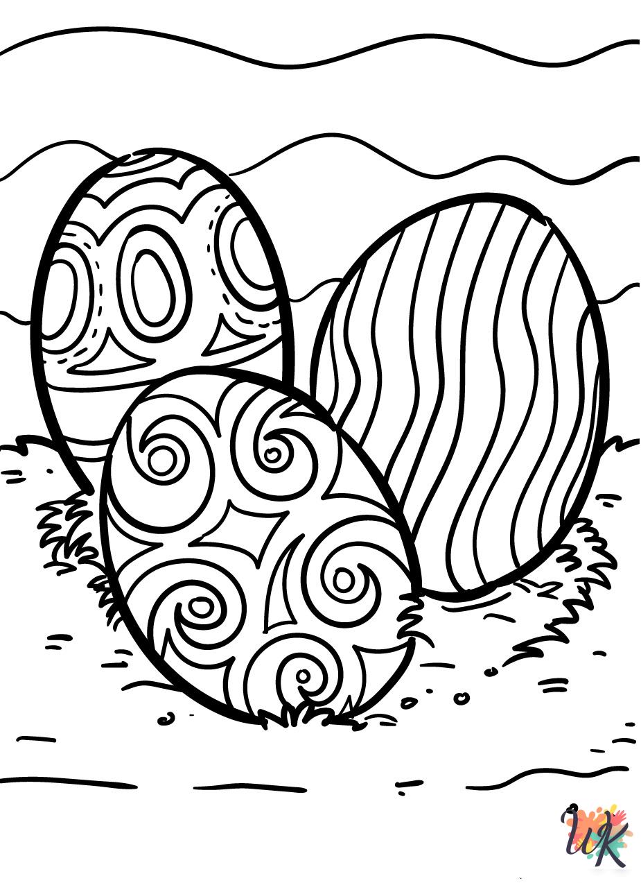adult coloring pages Easter Eggs
