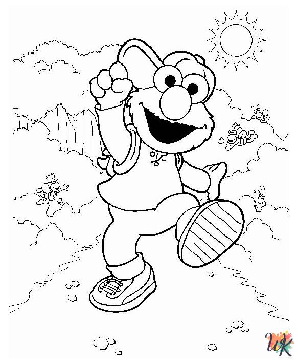 Elmo Coloring Pages 1
