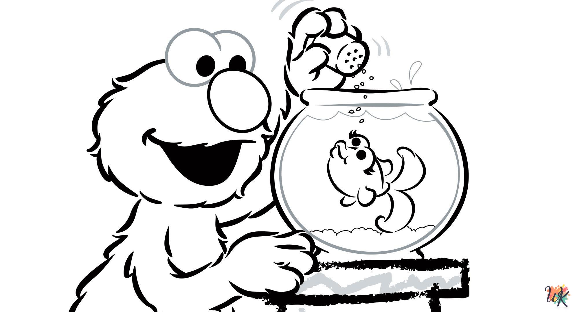 Elmo Coloring Pages 1