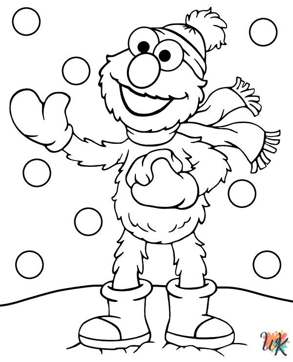 Elmo Coloring Pages 12