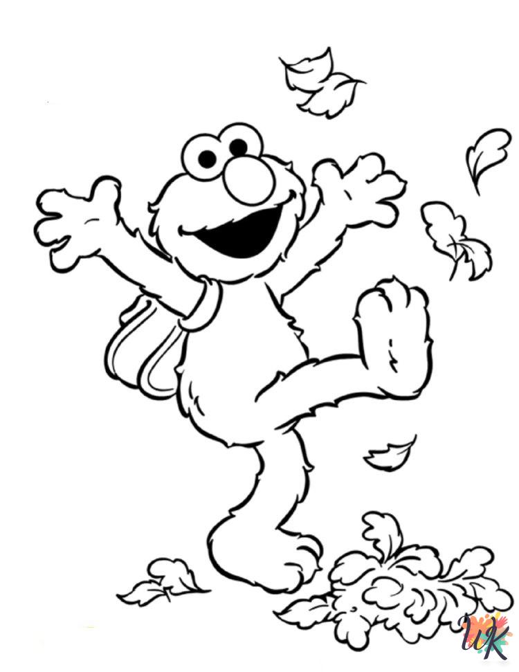 Elmo ornaments coloring pages