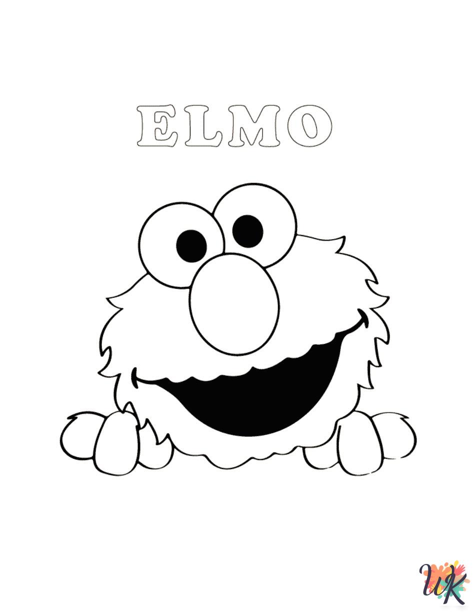 Elmo Coloring Pages 21