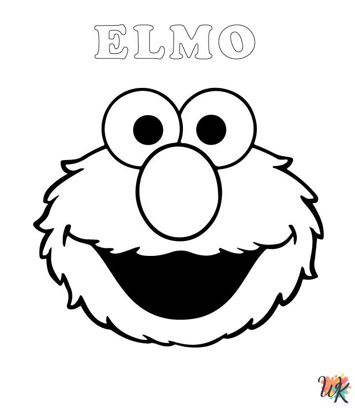 Elmo Coloring Pages 24
