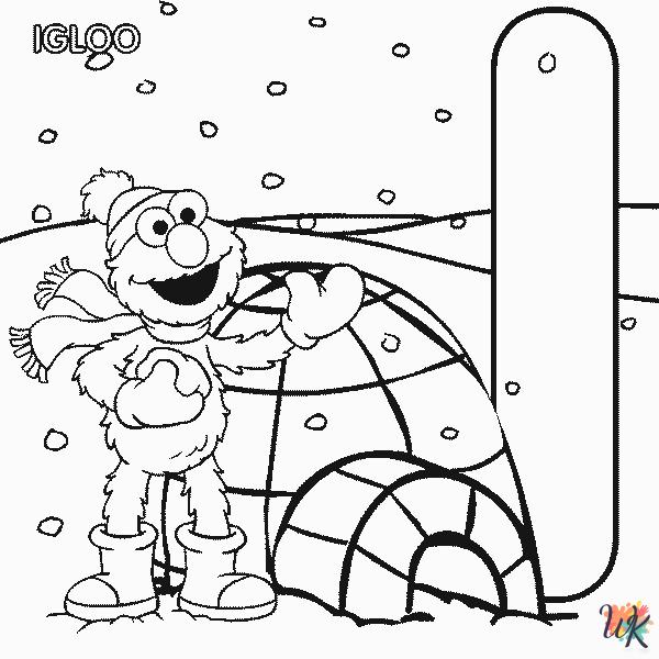 free coloring pages Elmo 2