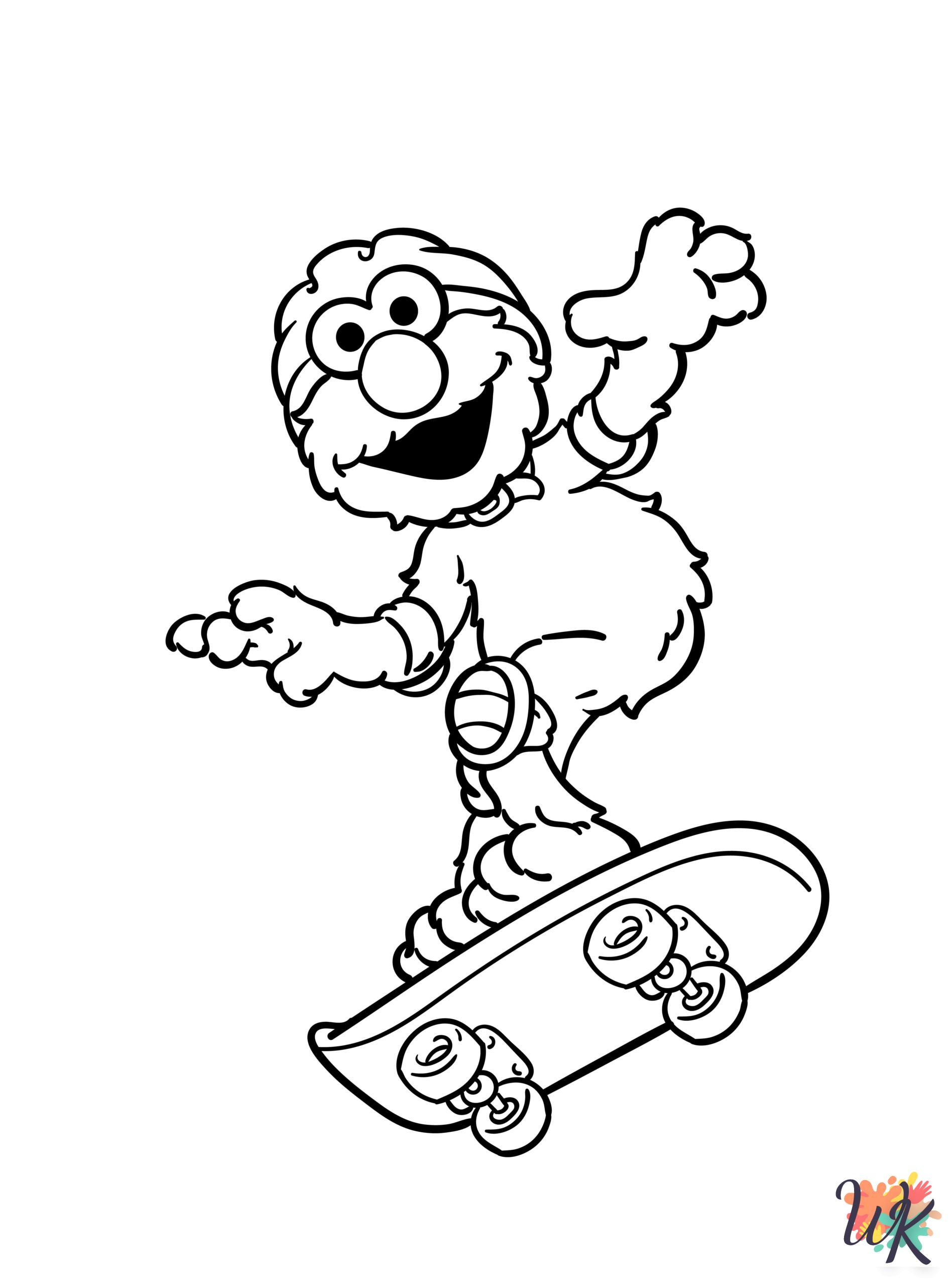 Elmo Coloring Pages 33 scaled