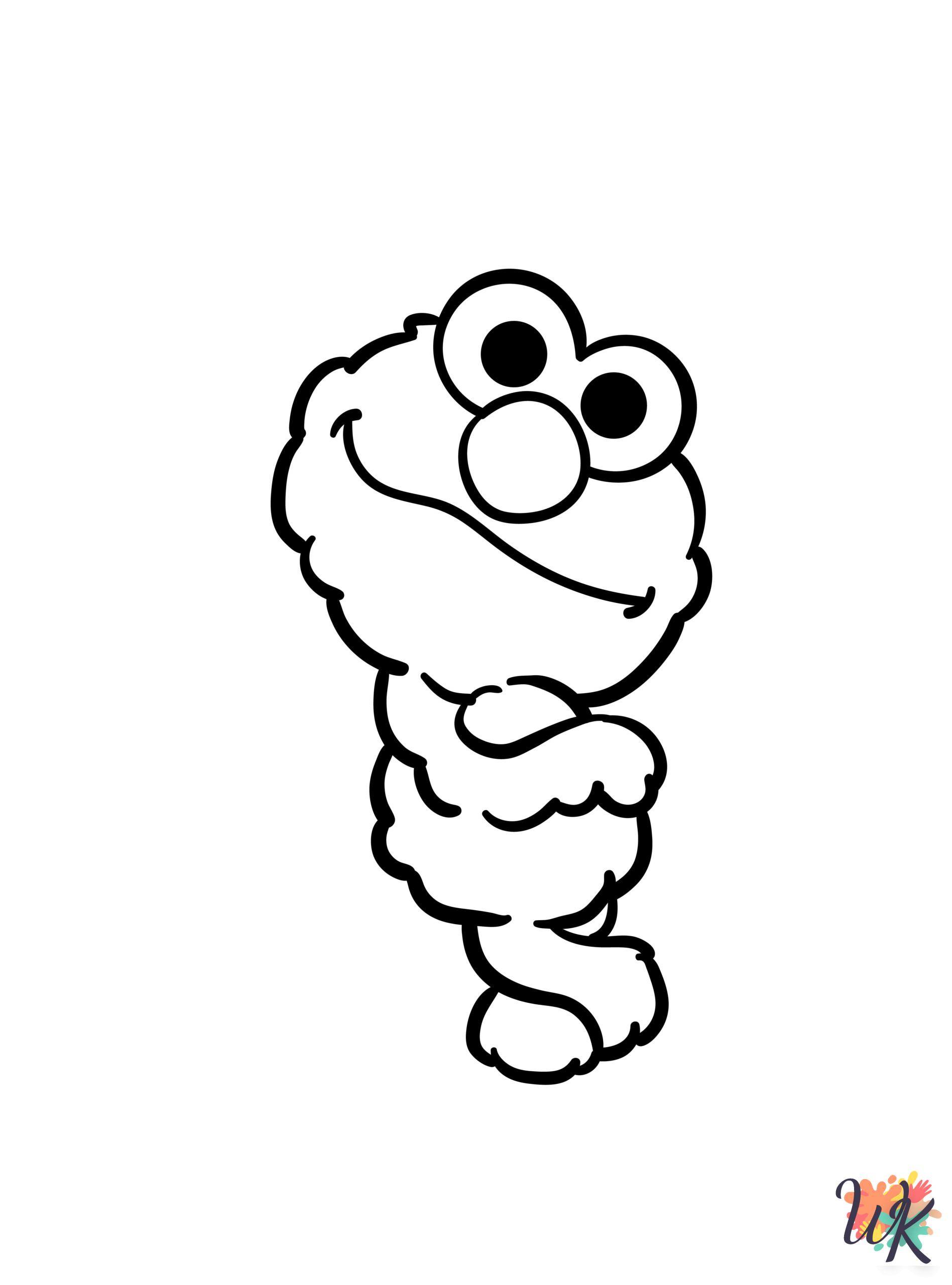Elmo Coloring Pages 34 scaled