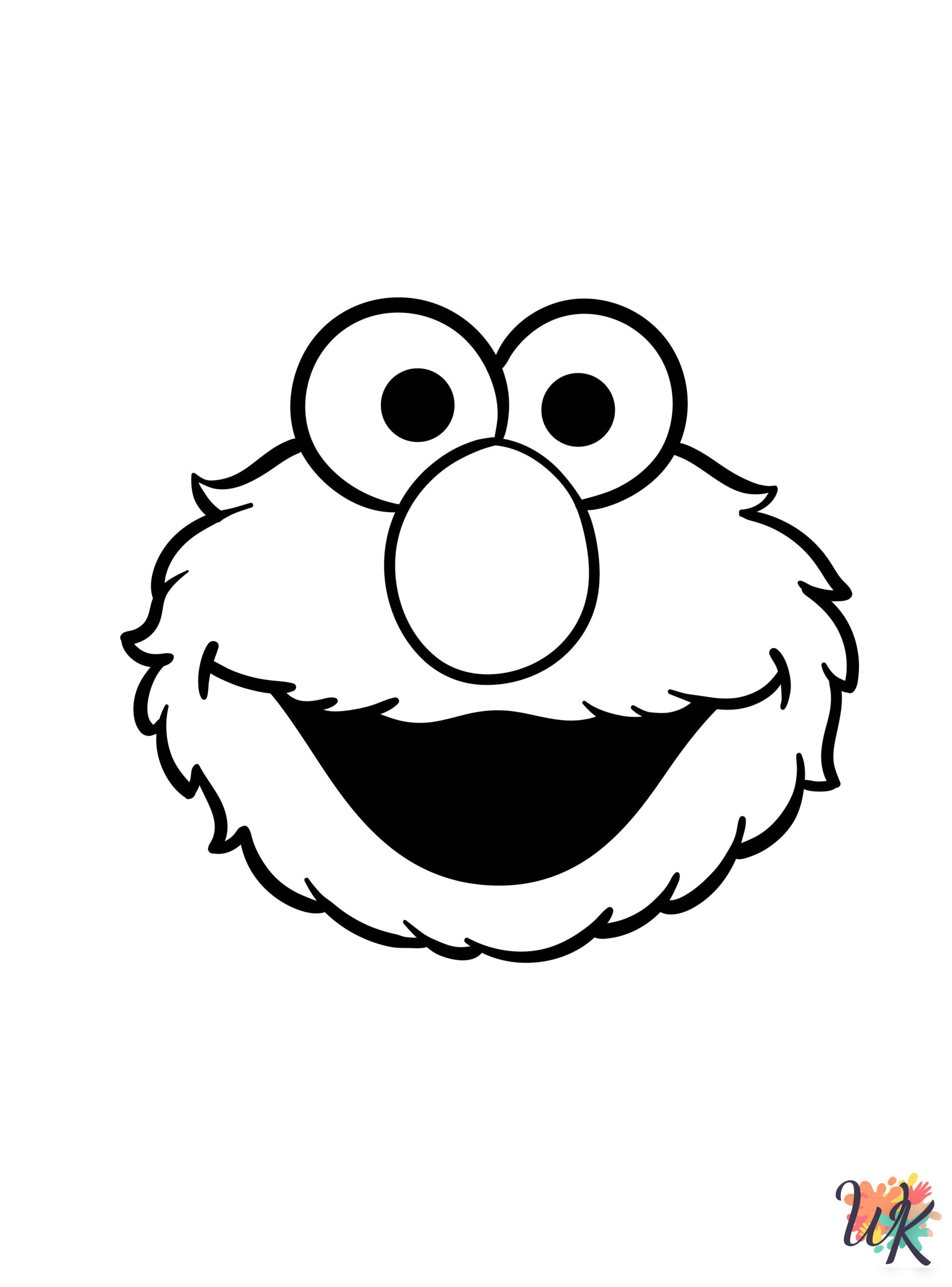 Elmo Coloring Pages 35 scaled