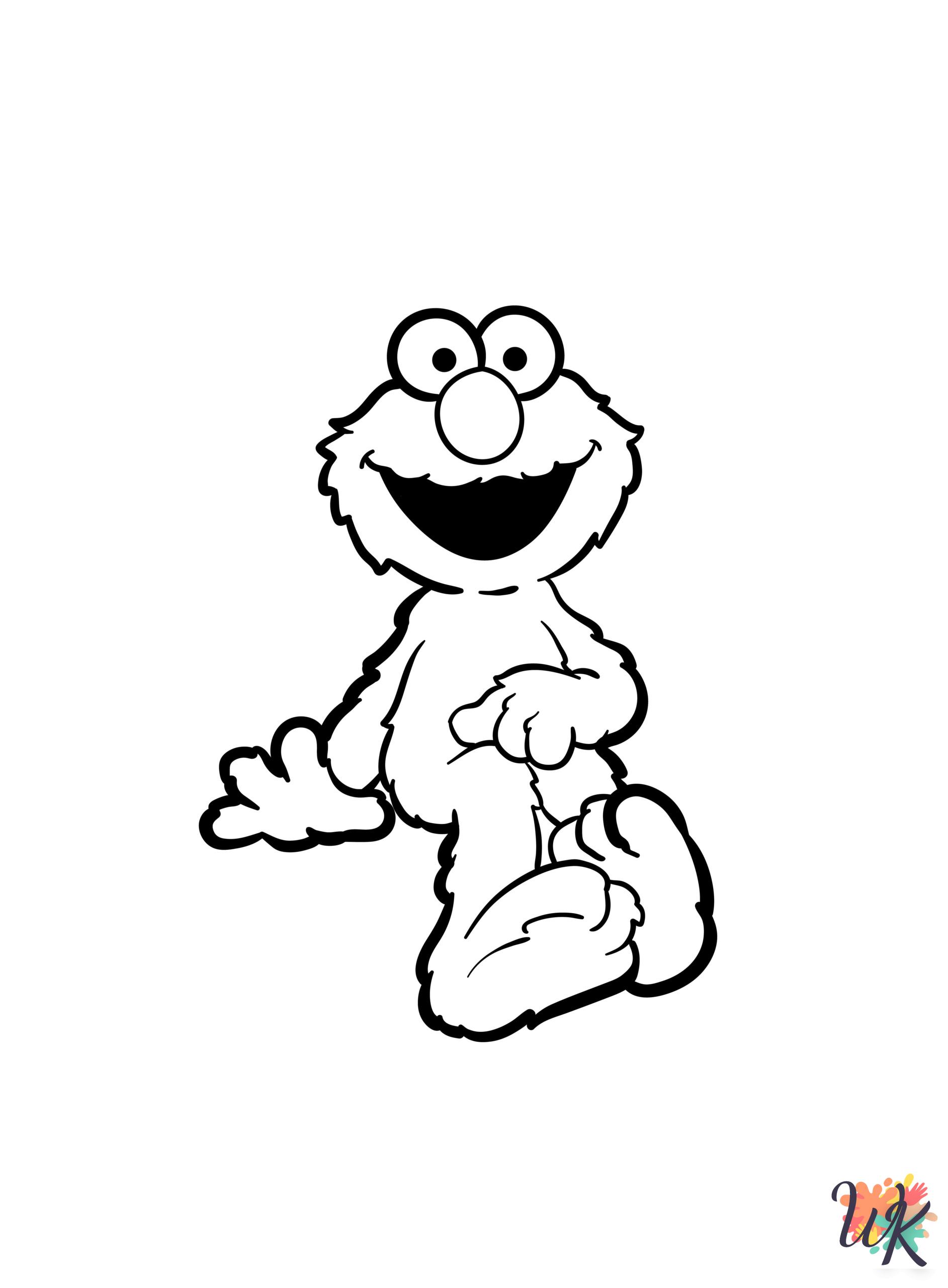 Elmo Coloring Pages 39 scaled