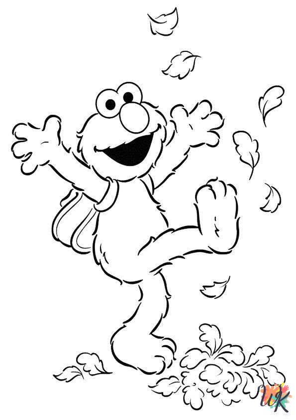 Elmo printable coloring pages