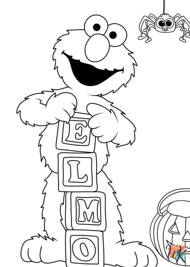 Elmo Coloring Pages 47