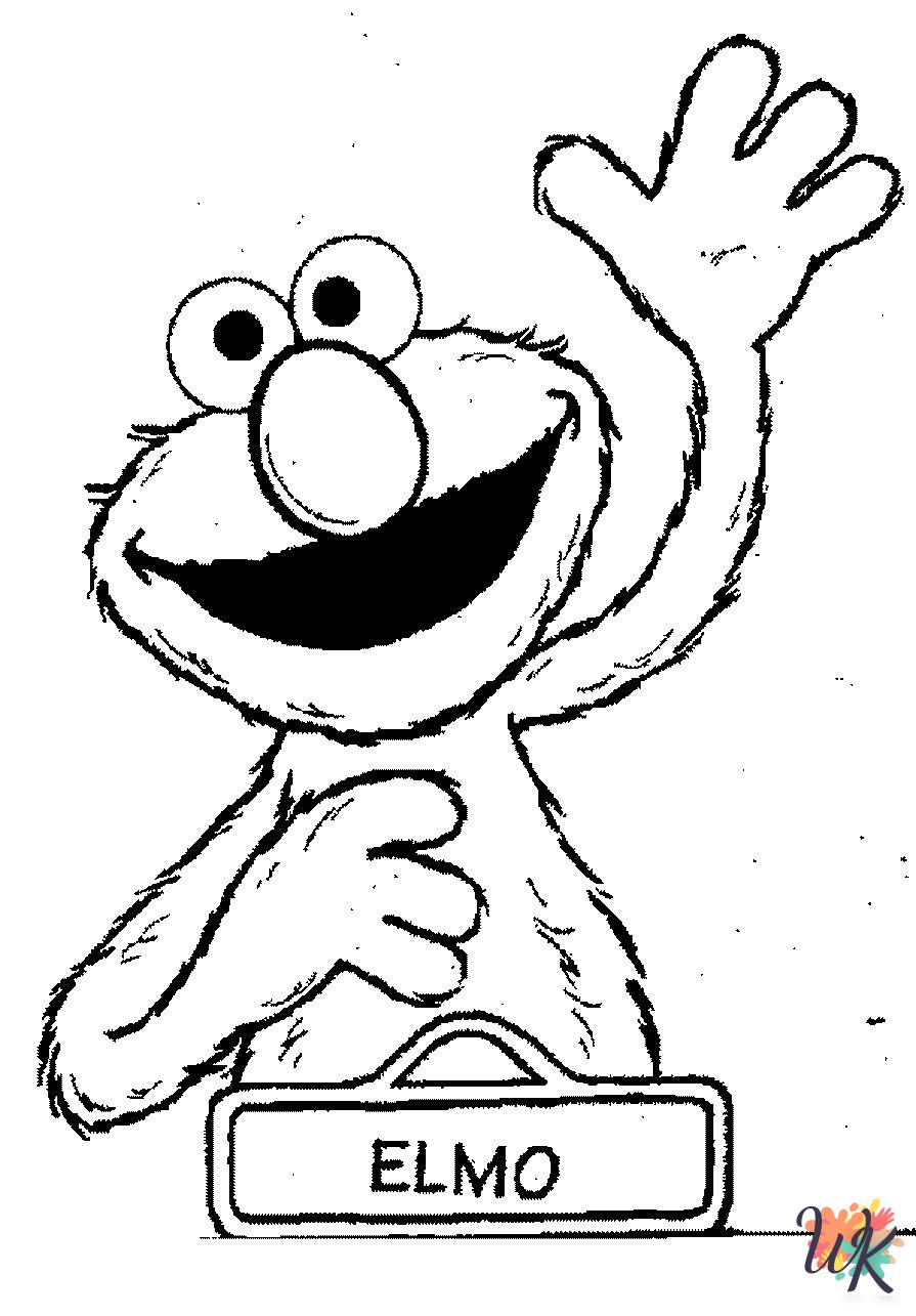 Elmo Coloring Pages 7