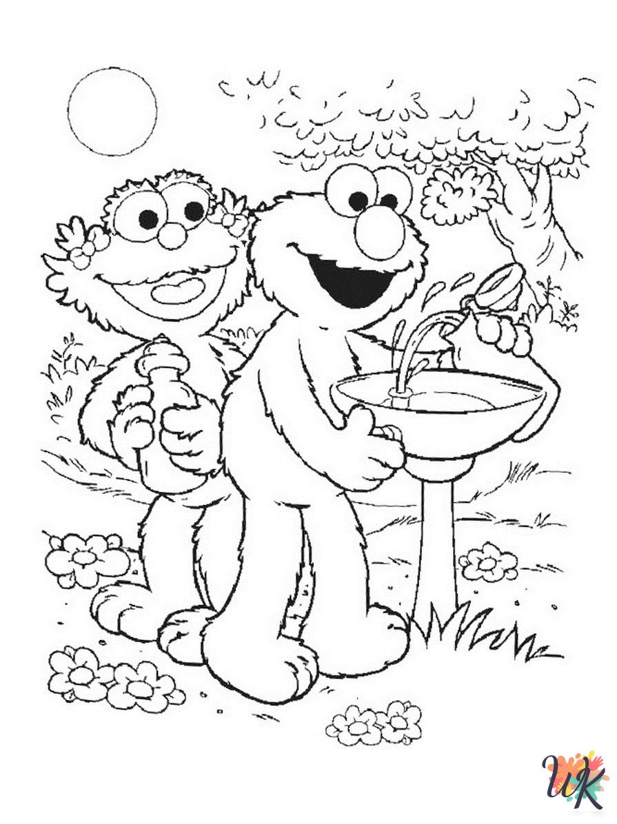 Elmo Coloring Pages 9