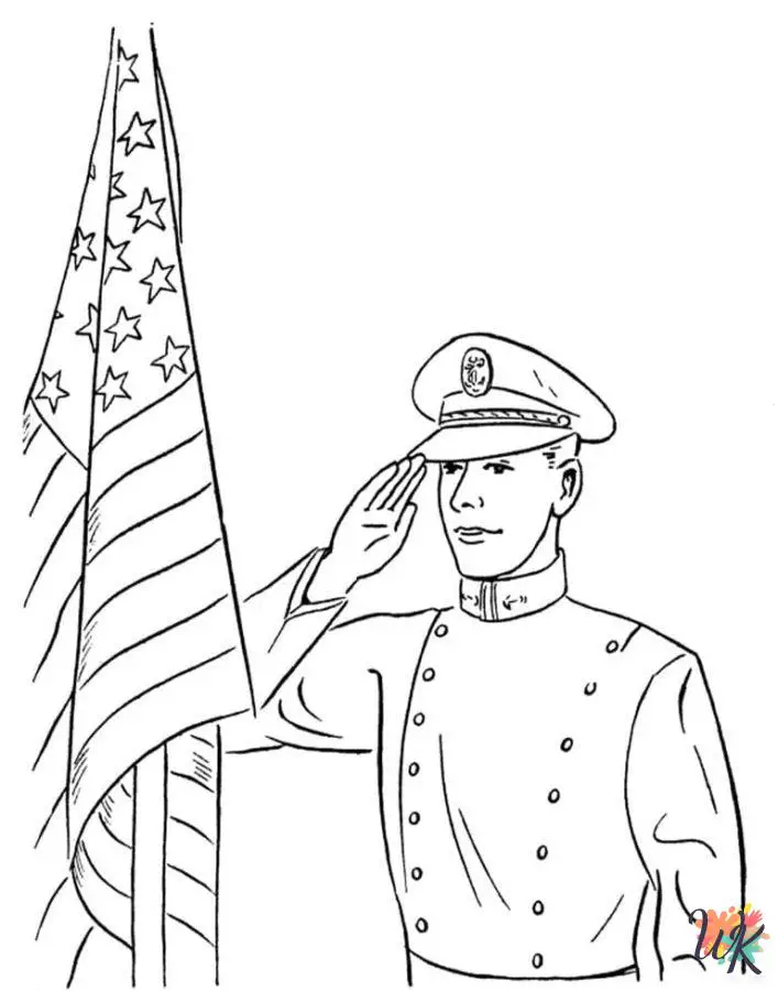 Flag Day Coloring Pages For Kids - ColoringPagesWK.com