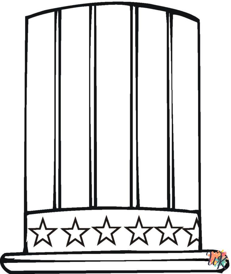 Flag Day coloring pages pdf
