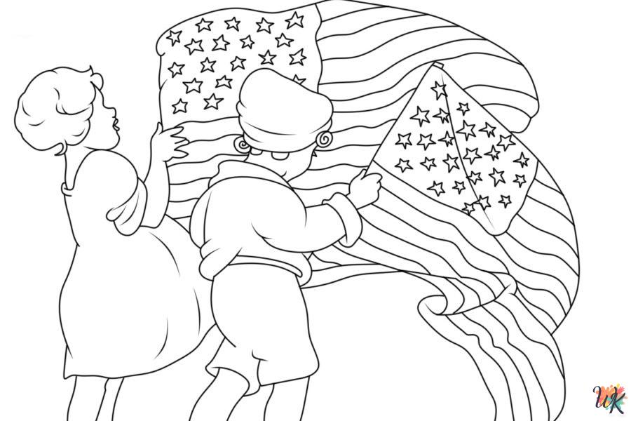 adult Flag Day coloring pages 1