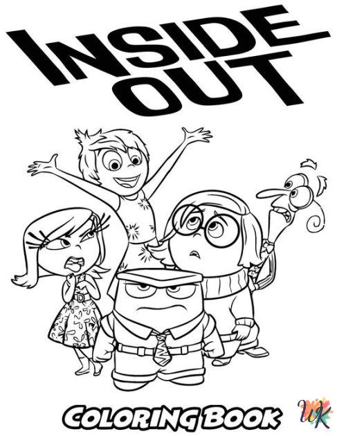 coloring Inside Out pages