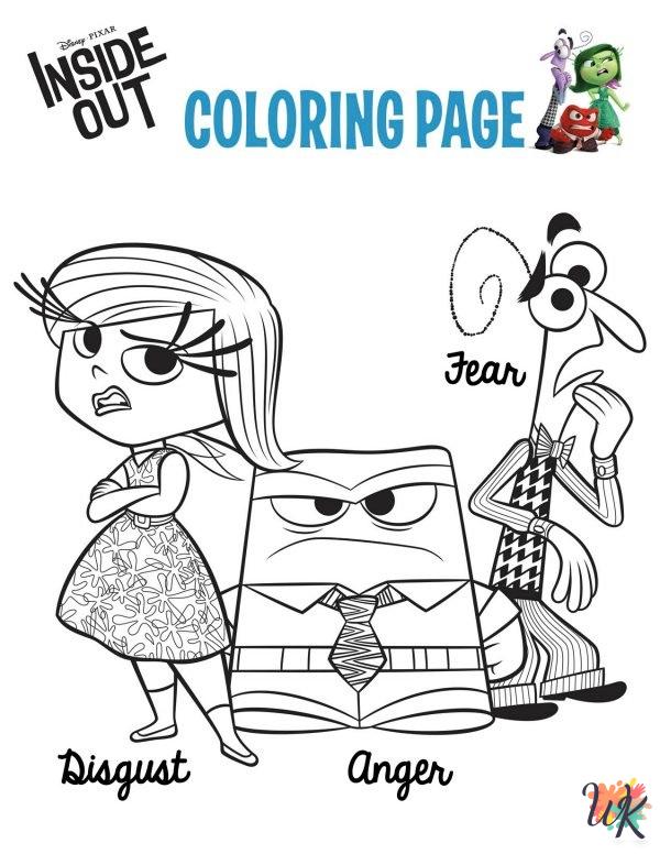 Inside Out free coloring pages