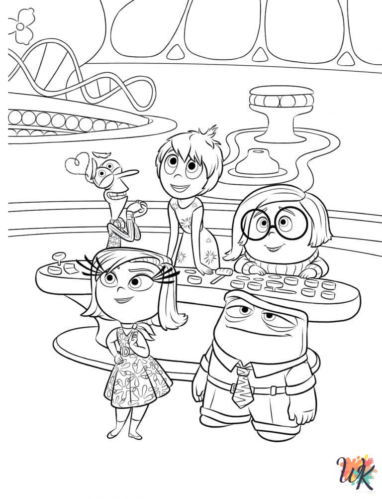 coloring pages for Inside Out