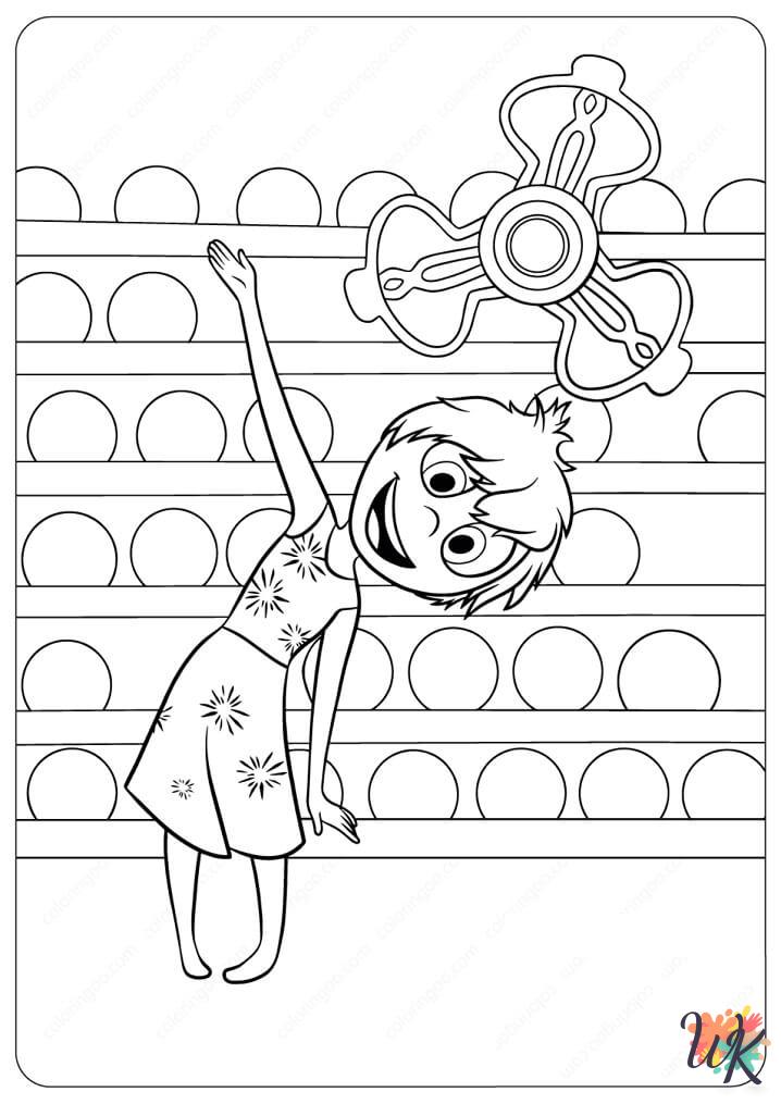 Inside Out coloring book pages