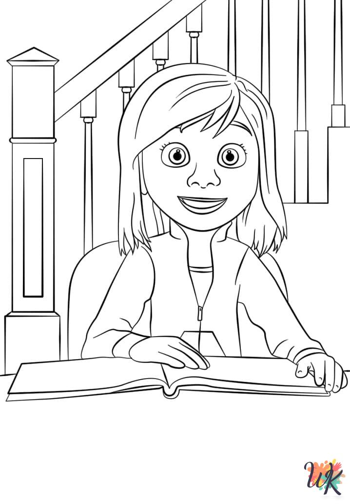 free Inside Out tree coloring pages