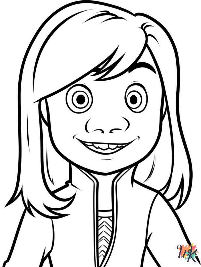 Inside Out ornament coloring pages 1