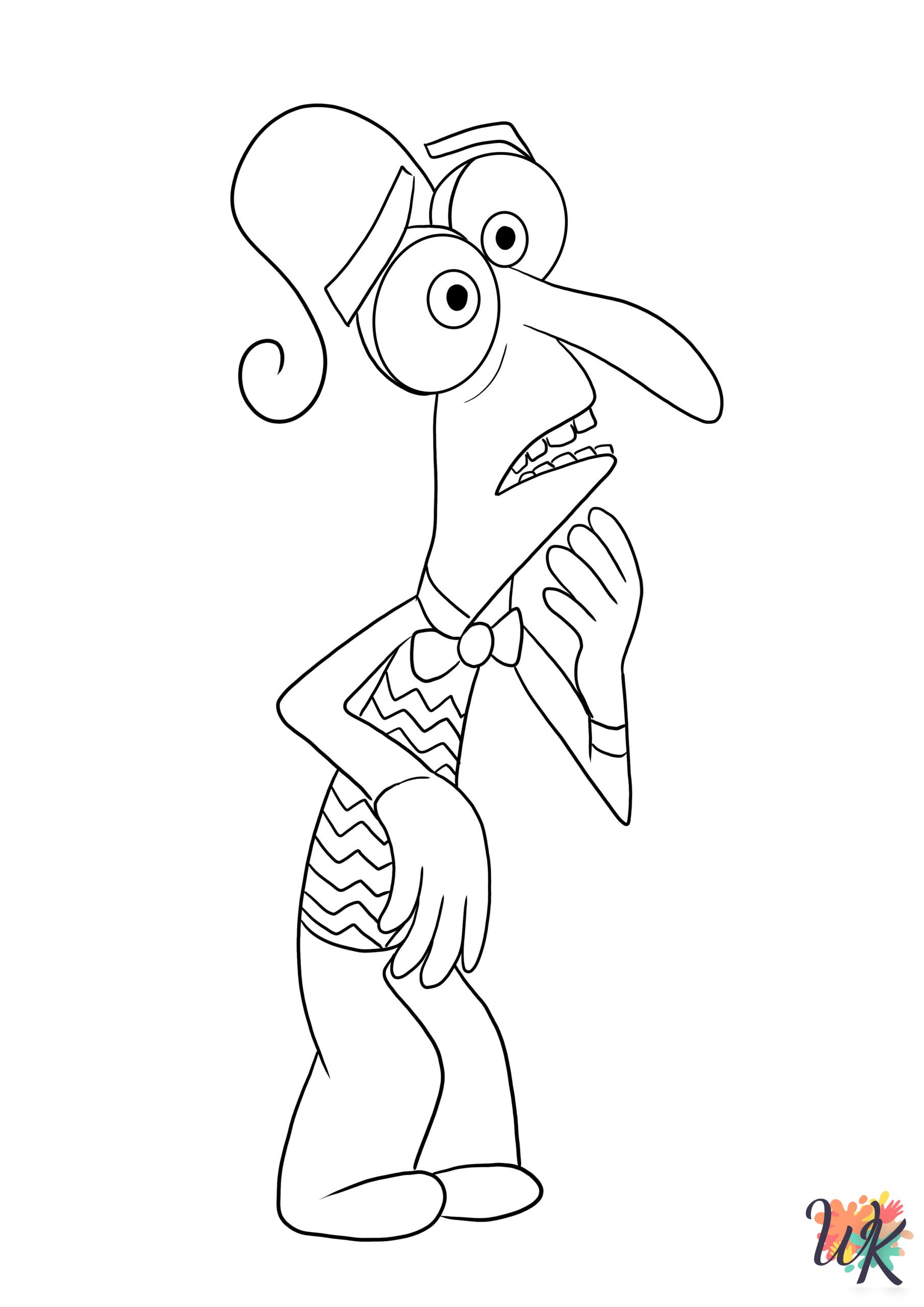 free printable Inside Out coloring pages for adults