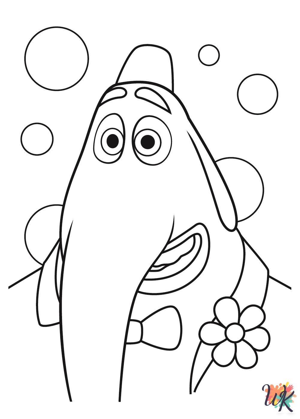 easy Inside Out coloring pages 1