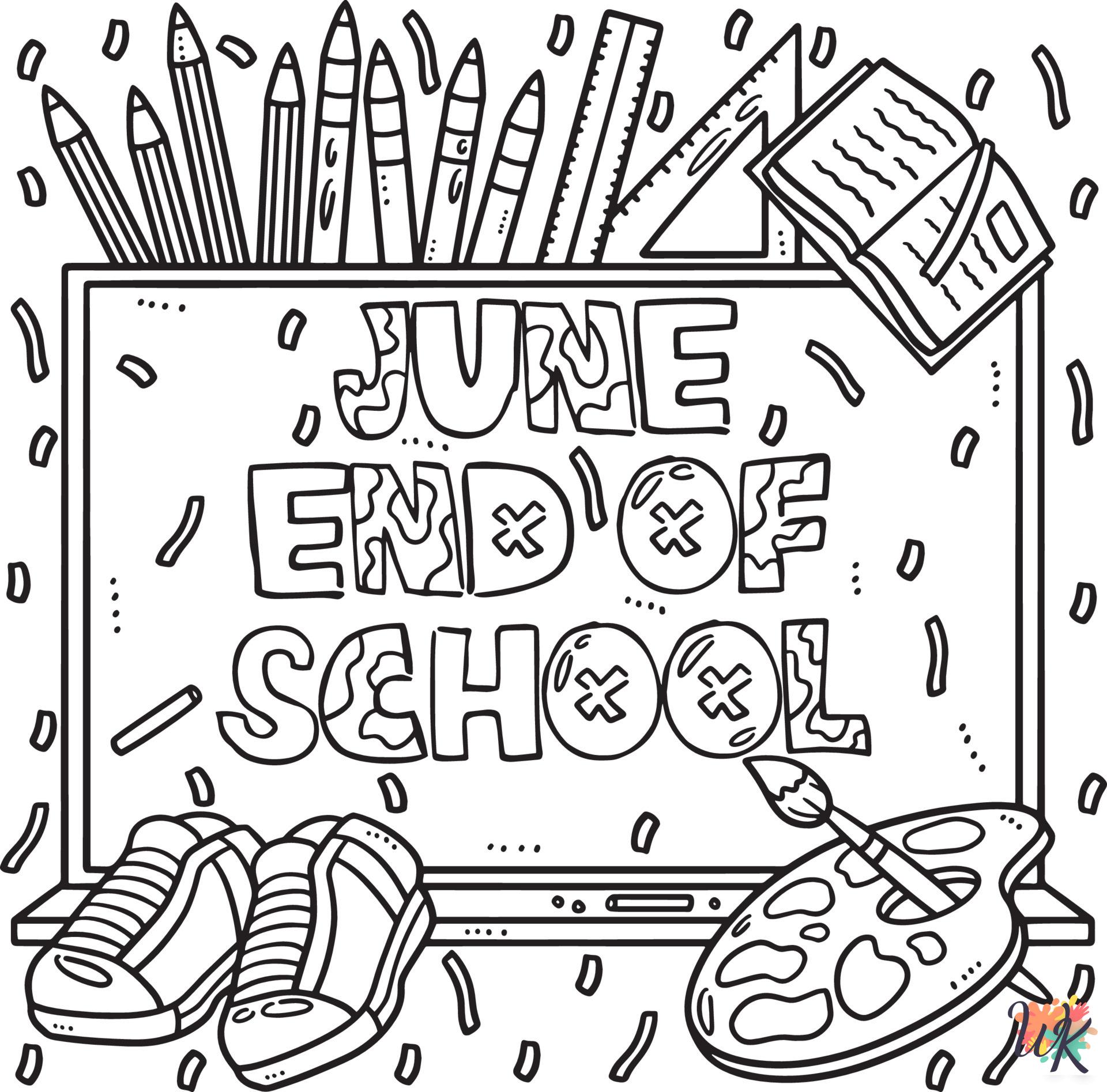 June coloring pages free