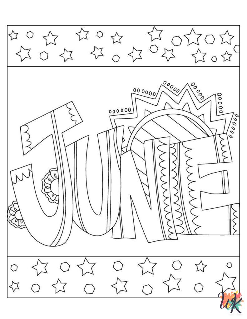 grinch cute June coloring pages