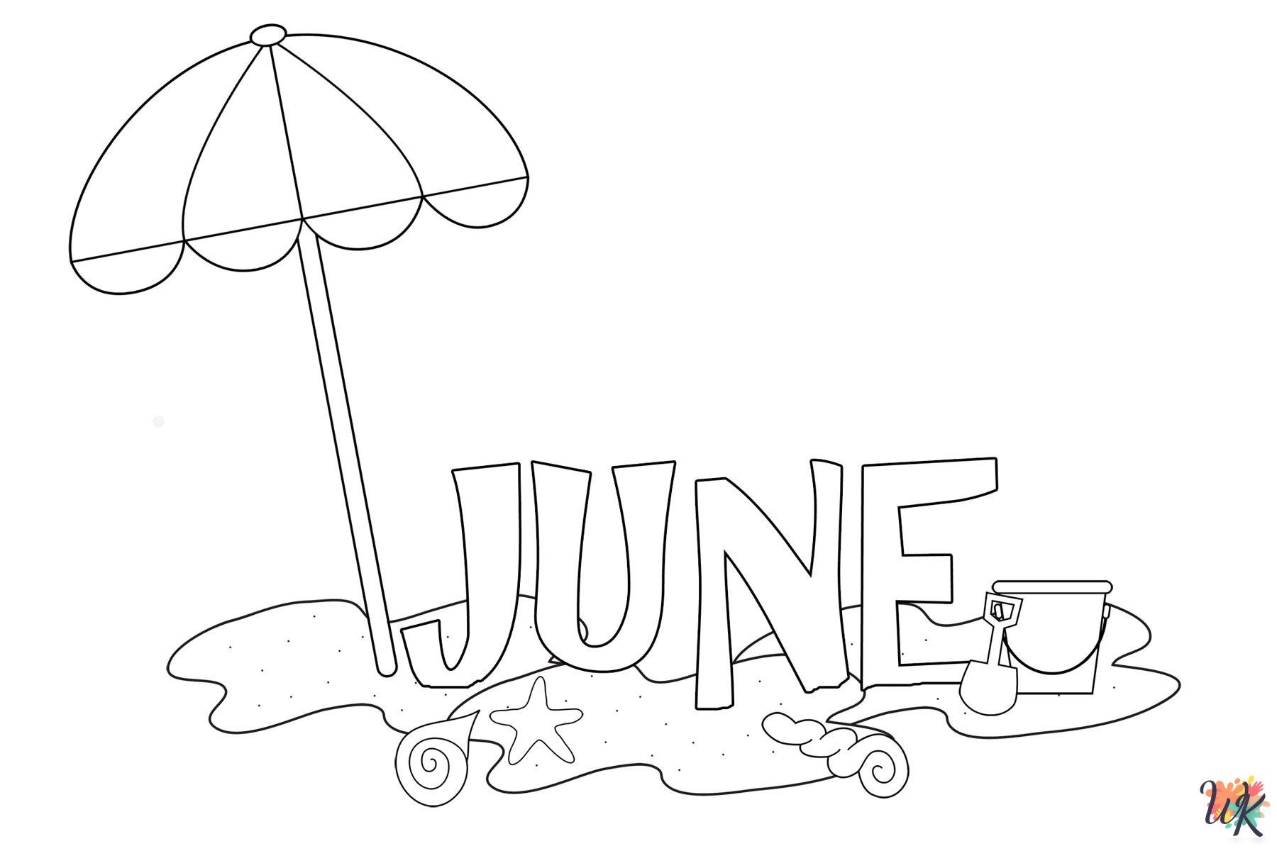 adult June coloring pages