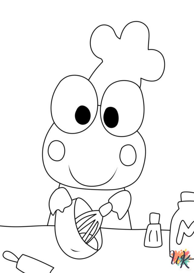 free printable Keroppi coloring pages