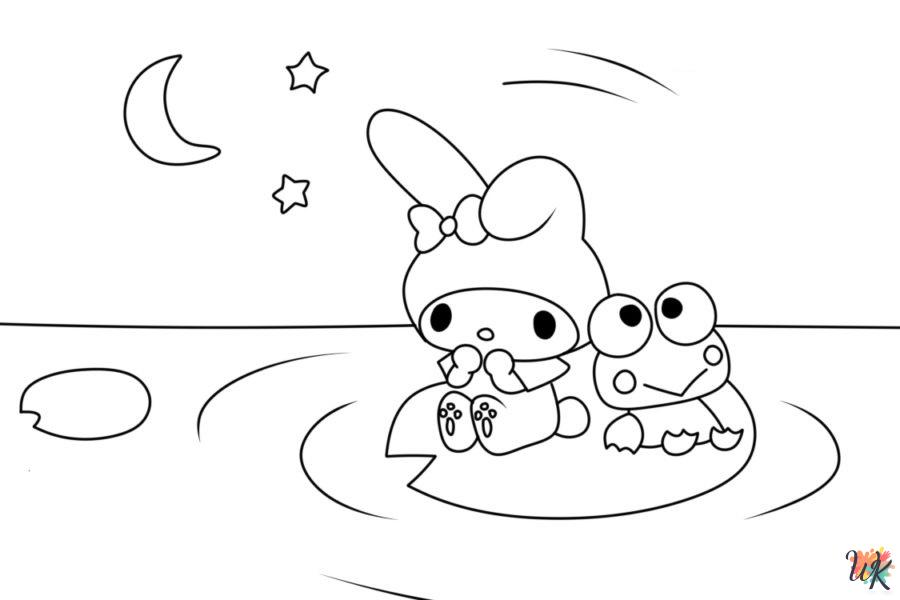 coloring pages Keroppi