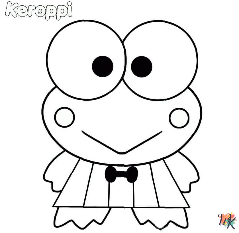 printable coloring pages Keroppi