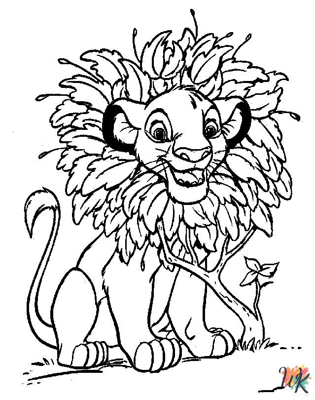 free Lion King coloring pages