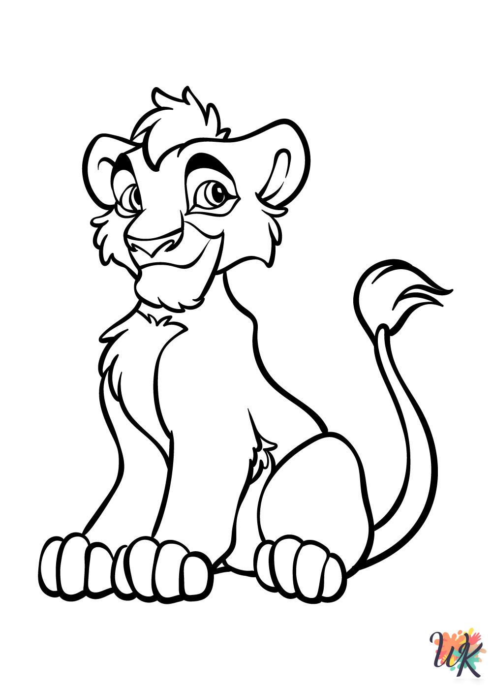 free printable Lion King coloring pages
