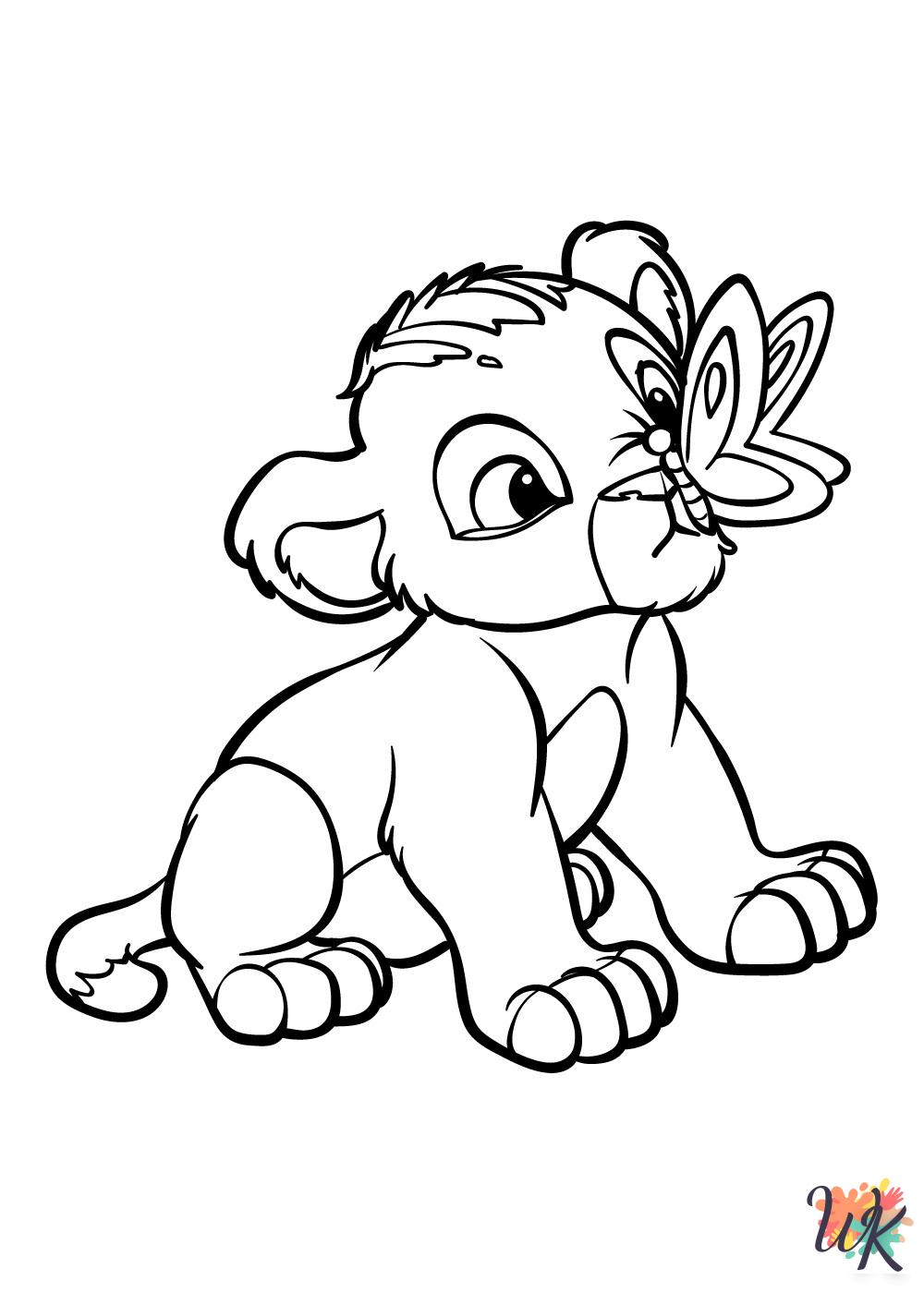 printable Lion King coloring pages
