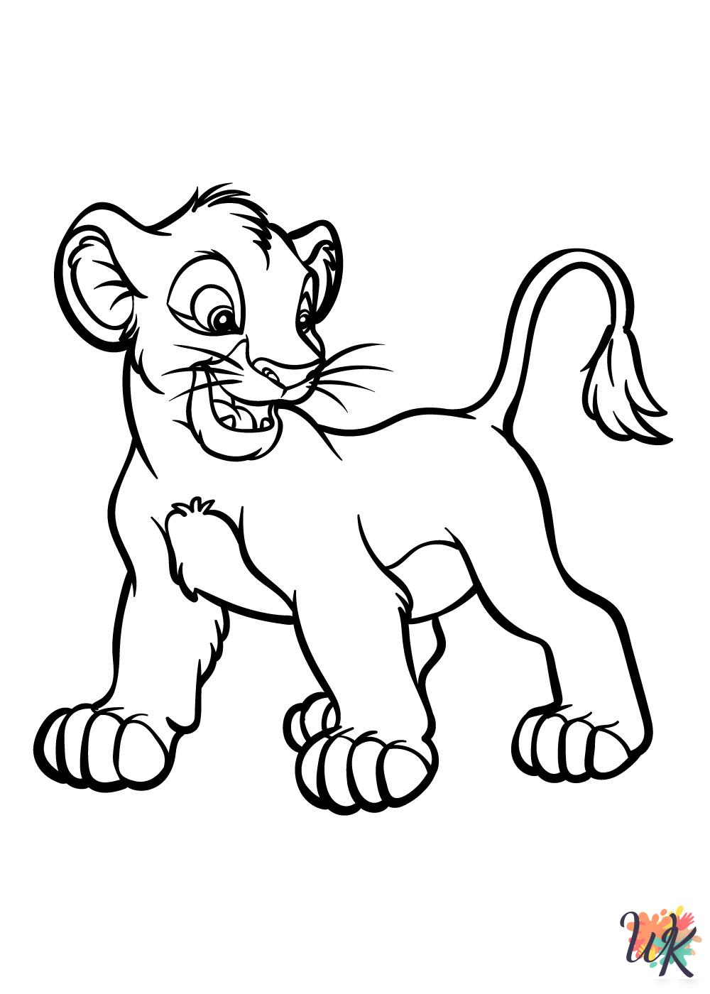 kids Lion King coloring pages