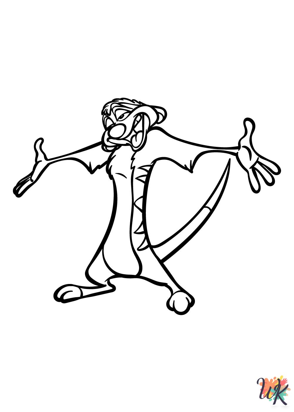 printable coloring pages Lion King