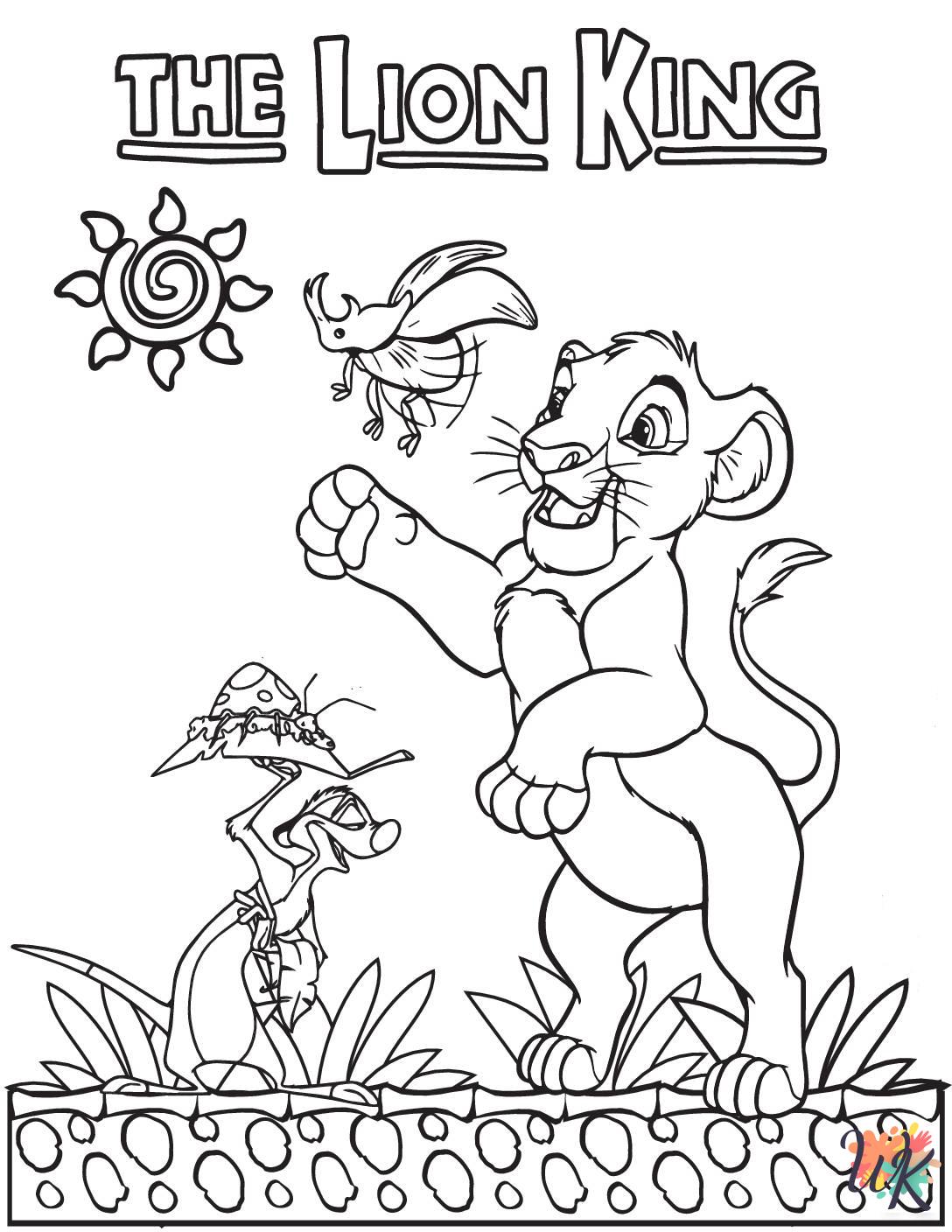 Lion King Coloring Pages 32