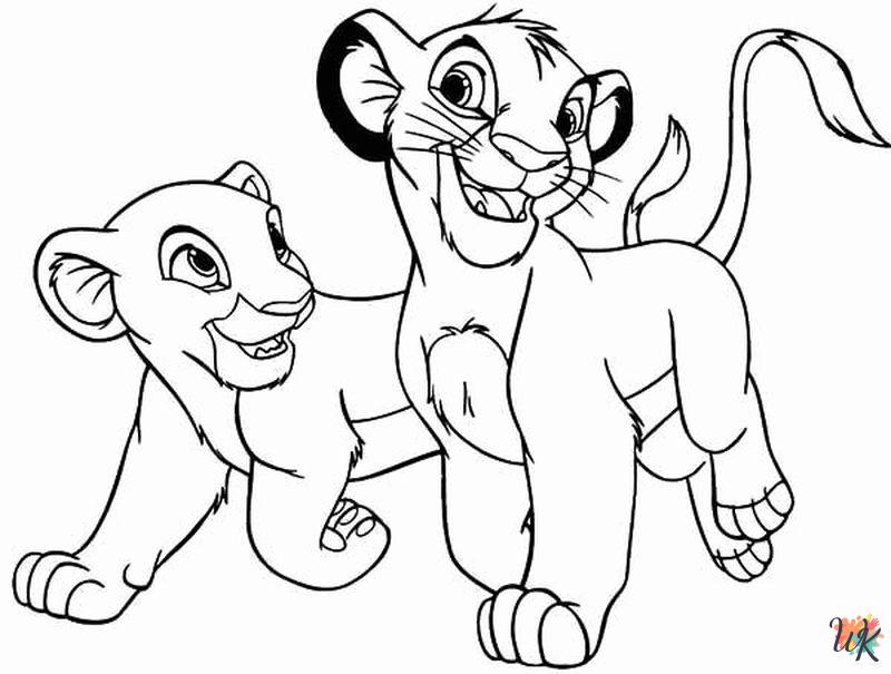 Lion King coloring pages pdf