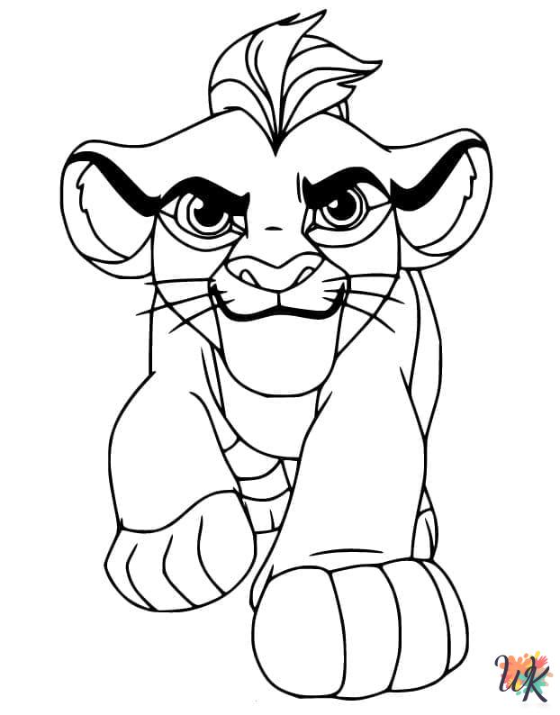 Lion King coloring pages free printable