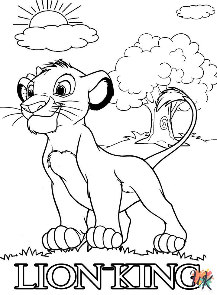Lion King coloring pages to print
