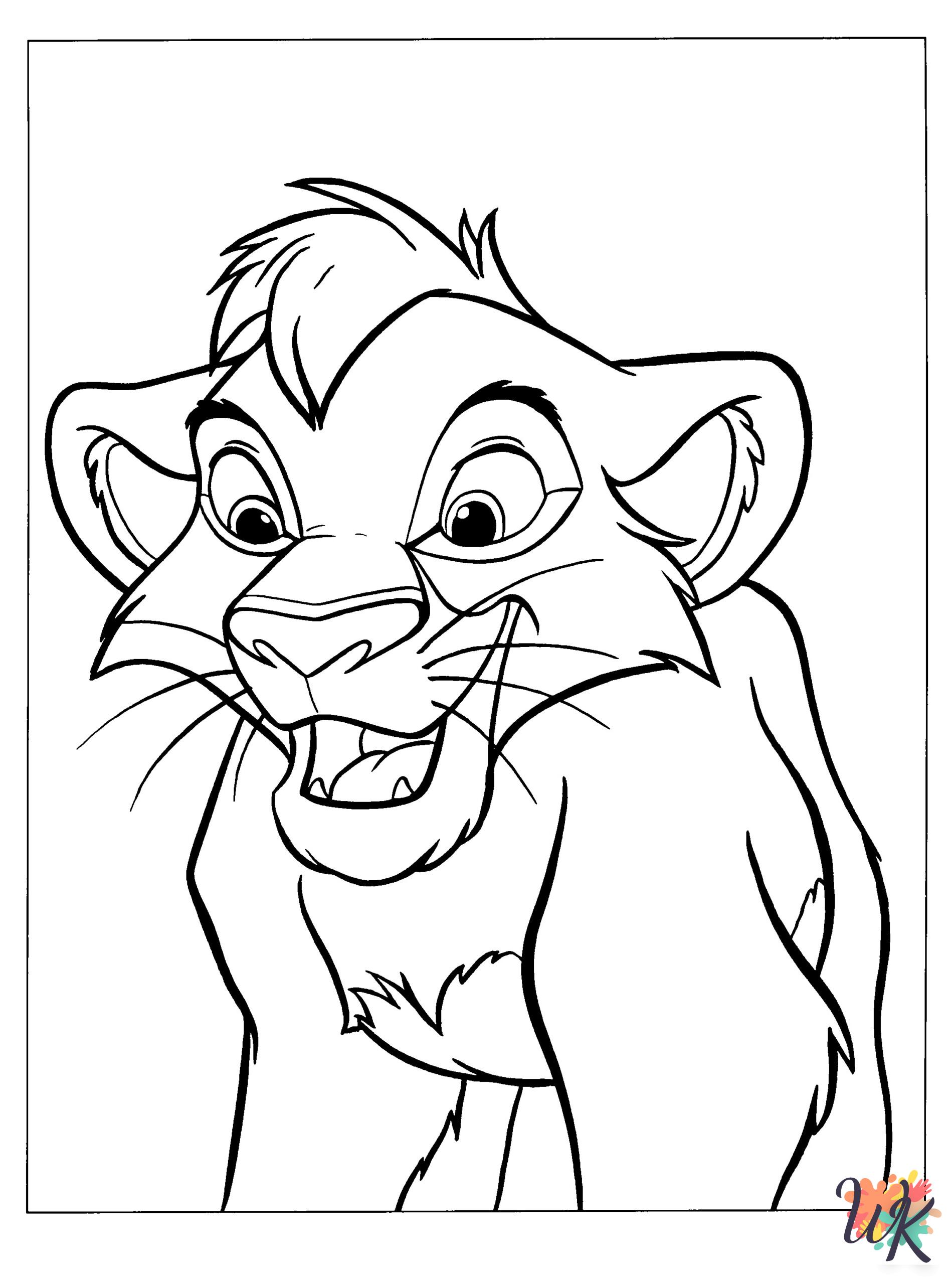 Lion King free coloring pages
