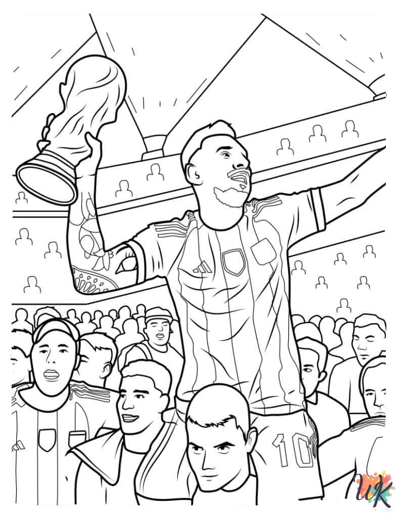 Lionel Messi coloring pages grinch