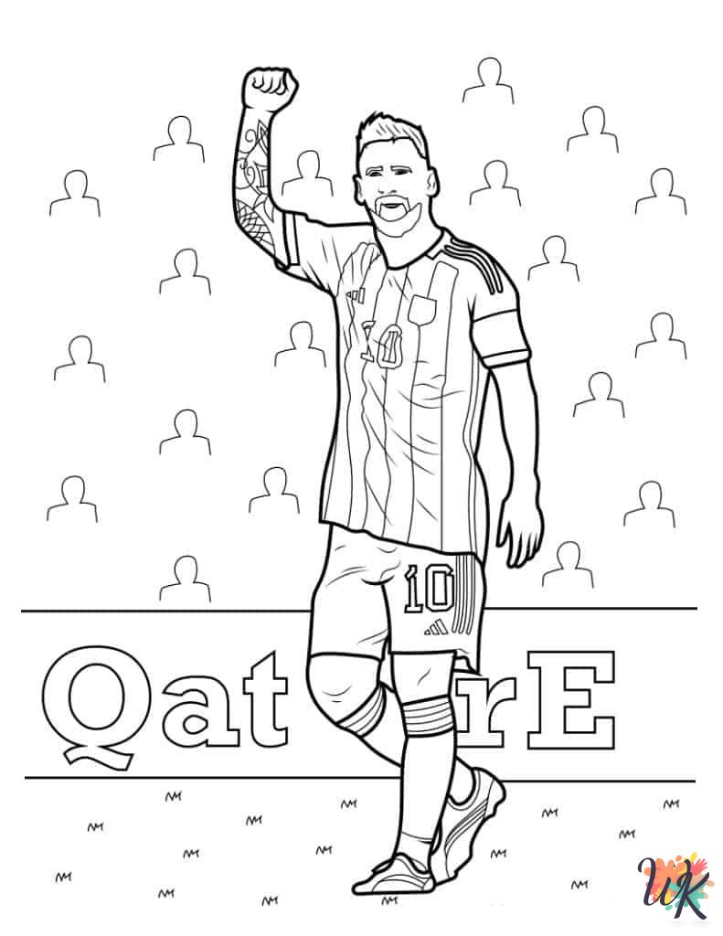 grinch cute Lionel Messi coloring pages