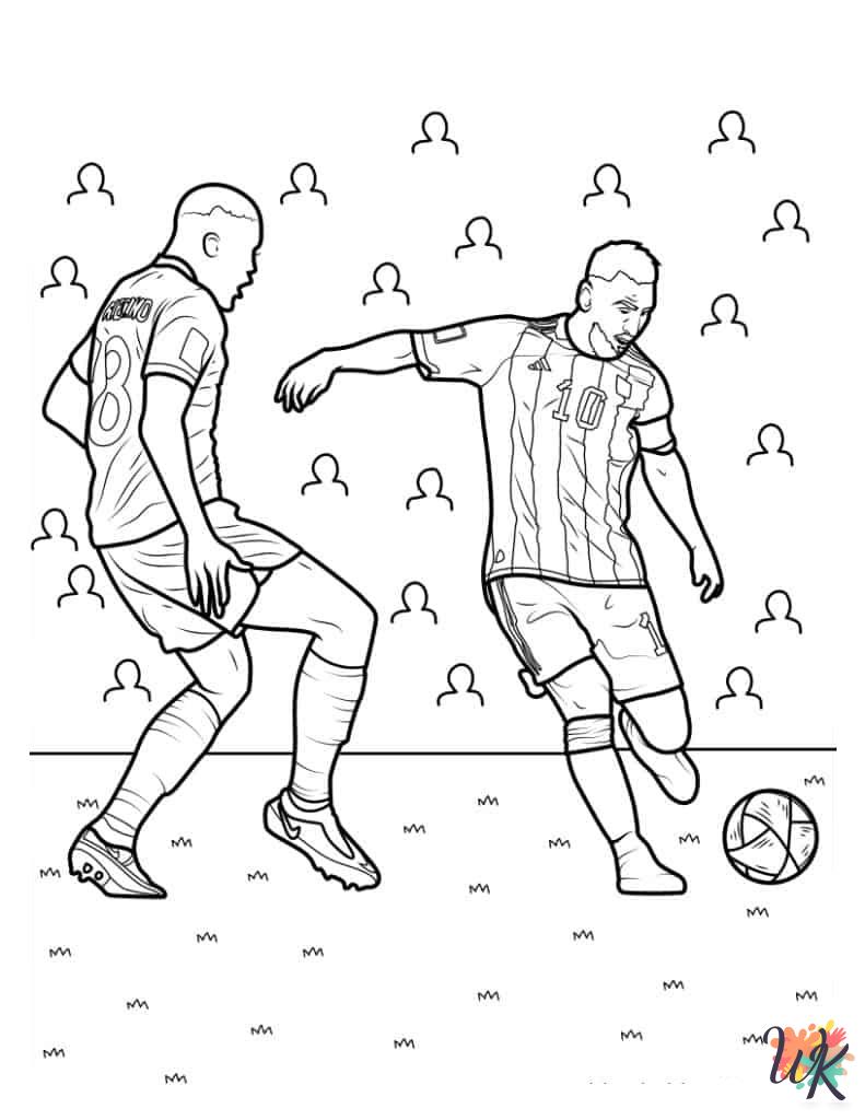 kids Lionel Messi coloring pages
