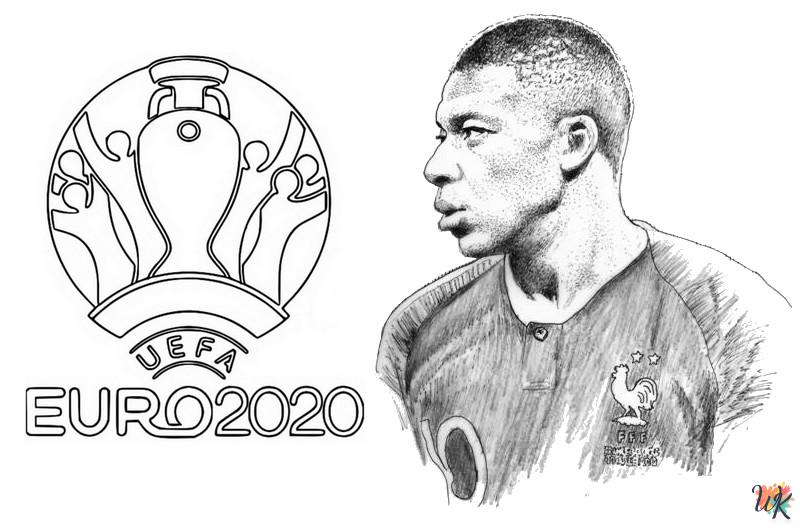 printable Mbappe coloring pages for adults