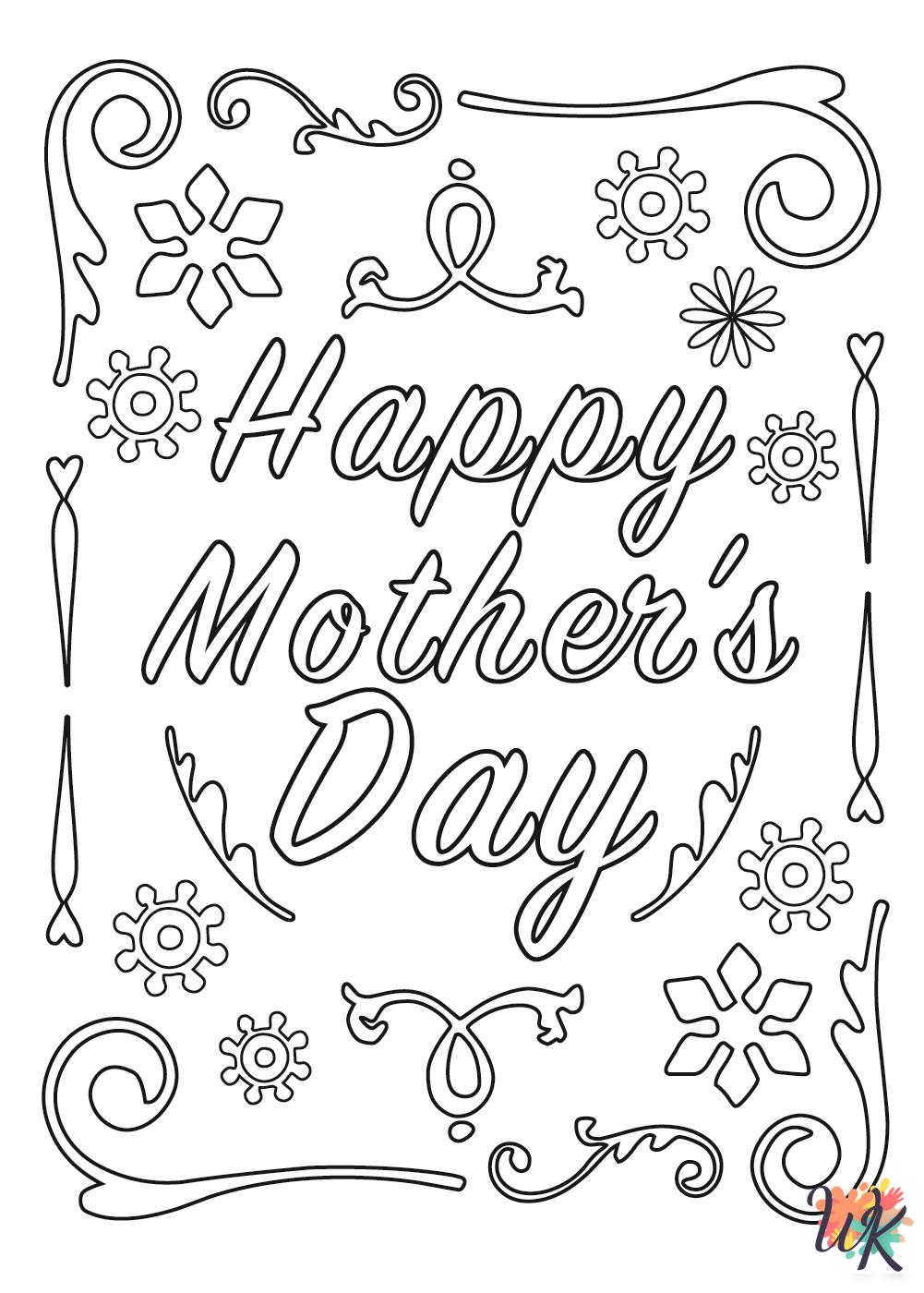 adult coloring pages Mother's day